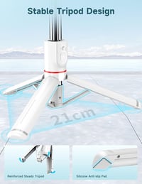 SelfieShow Szelfibot Tripod 111cm Vezeték Nélküli Távirányítóval és Kitöltő Fénnyel 5