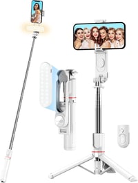 SelfieShow Szelfibot Tripod 111cm Vezeték Nélküli Távirányítóval és Kitöltő Fénnyel 1