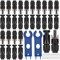 Selizo 14 Pár Napelem Csatlakozó IP67 Hím/Nő 2.5-6mm² Fotovoltaikus Kábel Dugó 1