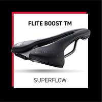 Selle Italia FLITE Boost TM Superflow országúti nyeregcső lapos kialakítással, Superflow kivágással, mangán sínnel, könnyű és kényelmes 9