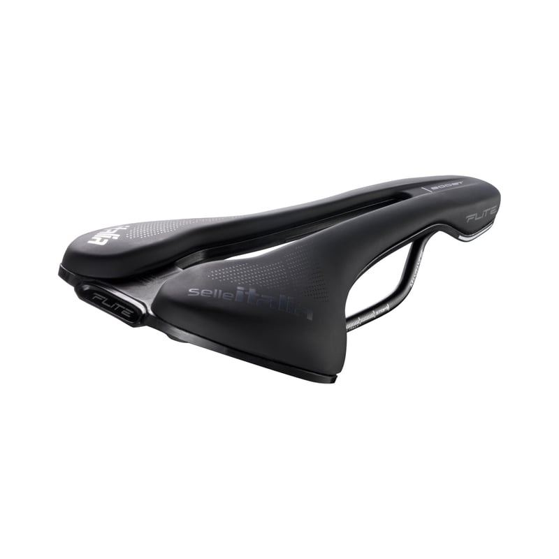 Selle Italia FLITE Boost TM Superflow országúti nyeregcső lapos kialakítással, Superflow kivágással, mangán sínnel, könnyű és kényelmes
