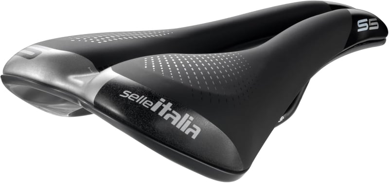Selle Italia kerékpár nyereg - ergonomikus design és kényelmes ülés - S, Black