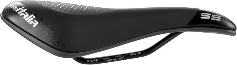 Selle Italia kerékpár nyereg - ergonomikus design és kényelmes ülés - S, Black