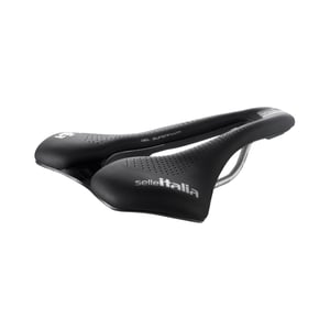 Selle Italia MAX SLR Boost Gel TI 316 Superflow sjedalo - veličina L3, s anatomskim otvorom, crno, za cestovne i gravel bicikle