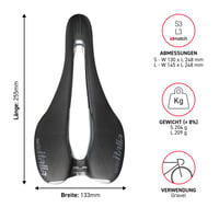 Selle Italia SLR Boost Gravel Ti316 Superflow sedlo čierne, veľkosť L3, unisex sedlo na MTB bicykel 6