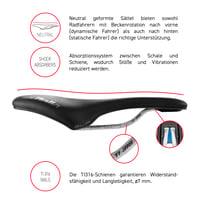 Selle Italia SLR Boost Gravel Ti316 Superflow sedlo čierne, veľkosť L3, unisex sedlo na MTB bicykel 8