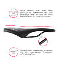 Șa de bicicletă Selle Italia SLR Boost TM Superflow, Design clasic SLR, Șa de curse cu gel confortabil, Decupaj Superflow, Carcasă din fibră de carbon 8