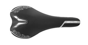 Șa de bicicletă Selle Italia SLR TT Manganese - Ușoară și confortabilă, formă anatomică neutră, șine din mangan, negru