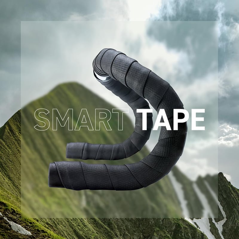 Selle Italia Smart Tape fekete kerékpár kormányszalag, öko-barát, ragasztómentes
