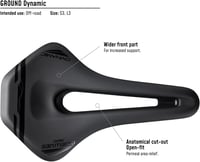 MTB sedadlo na bicykel Selle San Marco Ground Dynamic - veľkosť S3 - čierne 6