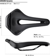 MTB sedadlo na bicykel Selle San Marco Ground Dynamic - veľkosť S3 - čierne 5