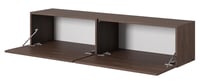 Závesná TV skrinka Selsey BISIRA, farba orech, 140 cm, TV stolík na stenu 9
