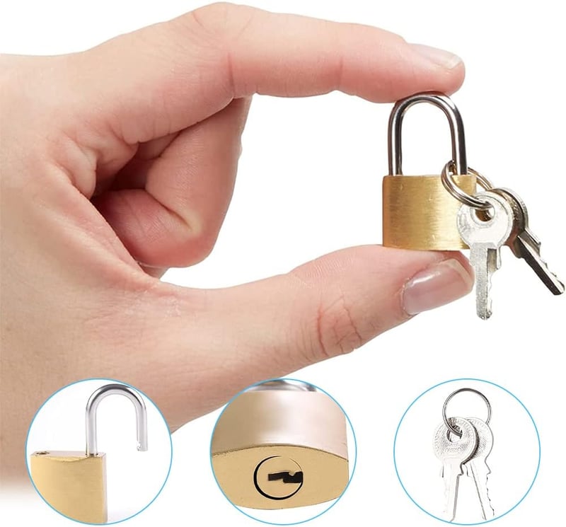 SEMINISMAR 32mm Lakat 2db Kulccsal, Rozsdamentes Karabiner Kulcstartó Szett