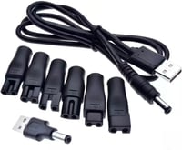 SEMINISMAR 5V USB töltőkábel elektromos borotvához, fűnyíróhoz és kiegészítőkhöz 1