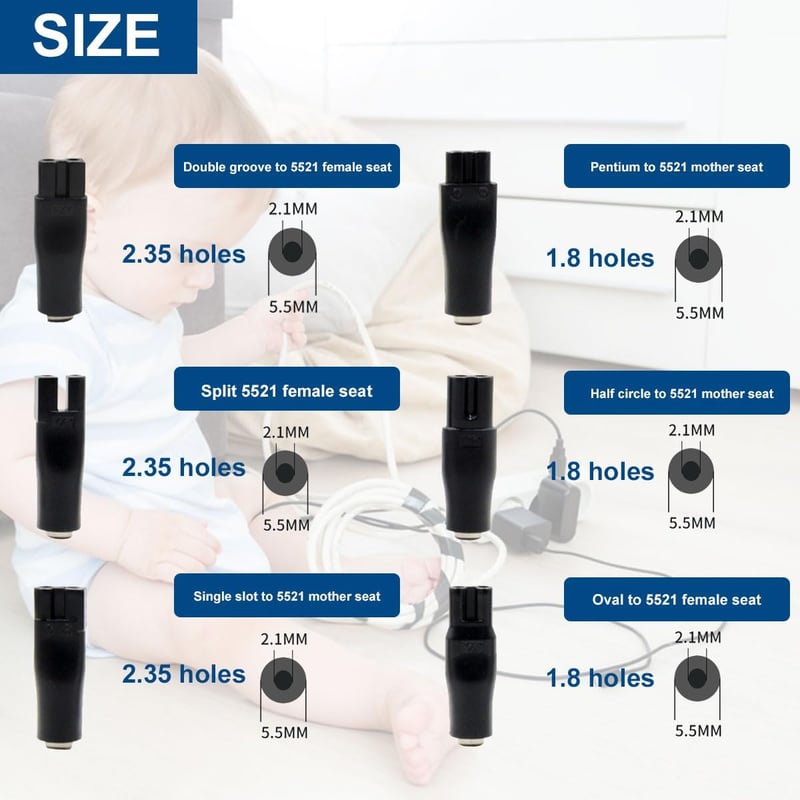 SEMINISMAR 5V USB töltőkábel elektromos borotvához, fűnyíróhoz és kiegészítőkhöz