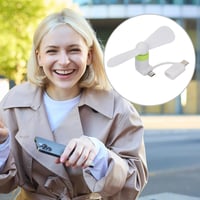 SEMINISMAR Mini USB Ventilátor Telefonhoz, Hordozható Telefon Hűtő Android/Type-C 6