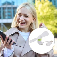 SEMINISMAR Mini USB Ventilátor Telefonhoz, Hordozható Telefon Hűtő Android/Type-C 8