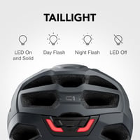 Inteligentná prilba Sena C1 s Bluetooth interkomom a pripojením k smartfónu, matná biela, veľkosť L 4