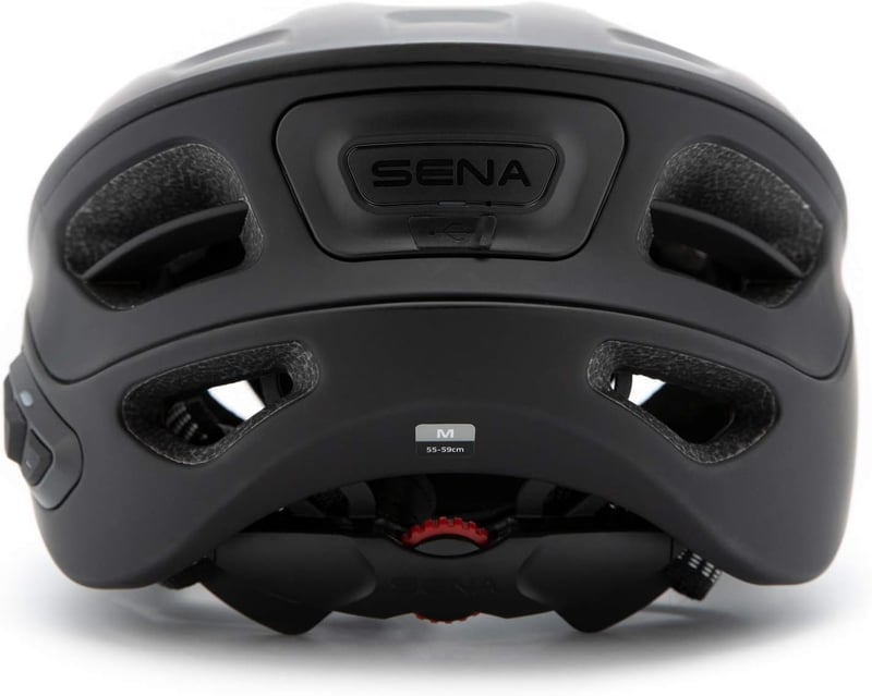 Sena R1 Okos Kerékpáros Sisak Bluetooth Technológiával - S, Matte black, R1 Bluetooth Intercom