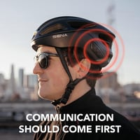 Sena R1 Okos Kerékpáros Sisak Bluetooth Technológiával - S, Matte black, R1 Bluetooth Intercom 6