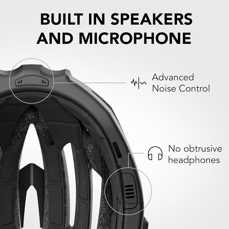 Sena R2 EVO okos kerékpáros sisak útkerékpárhoz - L, matte black, R2 EVO Mesh Intercom