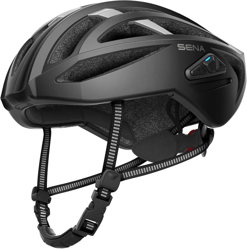 Sena R2 EVO okos kerékpáros sisak útkerékpárhoz - L, matte black, R2 EVO Mesh Intercom