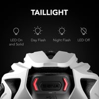 Sena R2 EVO inteligentná cyklistická prilba – Smart Bike Helmet 50-55 cm 5
