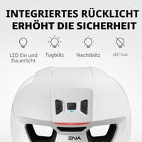 Inteligentná cestná cyklistická prilba Sena S Smart s Mesh interkomom – matná biela, veľkosť L 3
