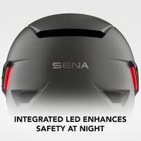 Sena U1 e-bike okos kerékpáros sisak, Mesh 2.0 interkom - matt szürke - M-es méret 3