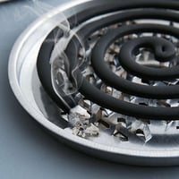 Senbaler 4 db rozsdamentes acél szúnyogspirál tartó fedéllel, hordozható füstöspálca tartó kültéri használatra ezüst és arany 5