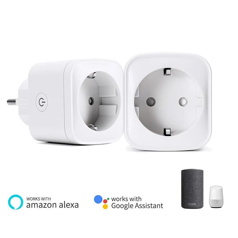 SenChip Smart Socket WiFi okos konnektor Alexa Google Home távirányítóval