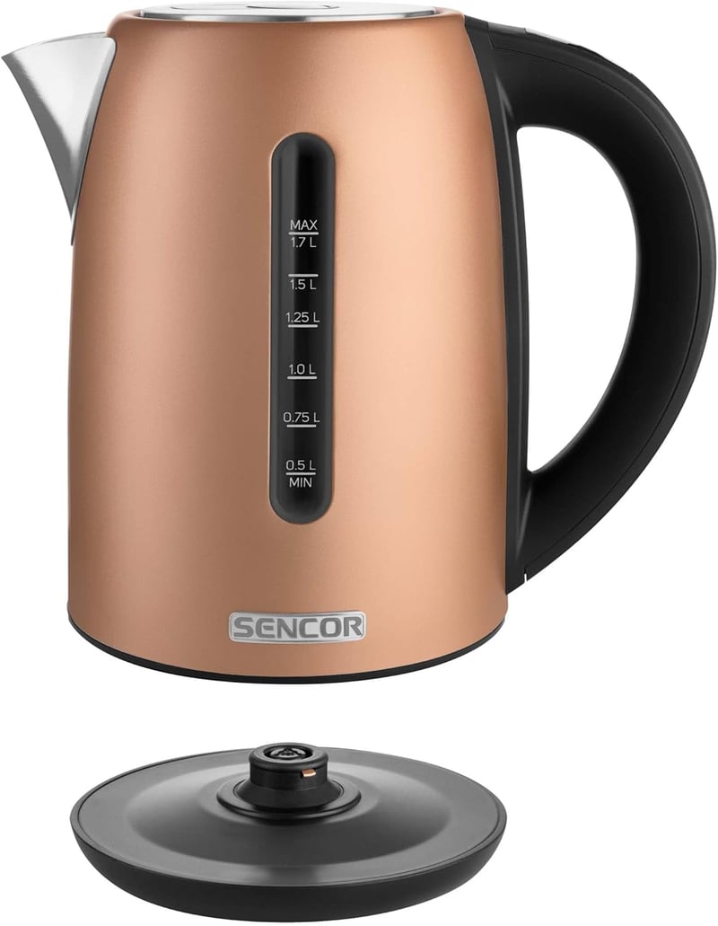 Sencor SWK 7706GD 1,7L elektromos vízforraló rozsdamentes acél 2150W