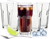 Sendez 6 darabos hosszú pohár szett 425 ml koktél kávé tea italos poharak - Glass 1