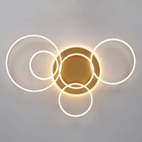 SENFAY Dimmable LED Mennyezeti Lámpa Gyűrűs Dizájnnal 6