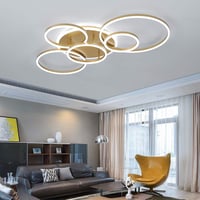 SENFAY Dimmable LED Mennyezeti Lámpa Gyűrűs Dizájnnal 2