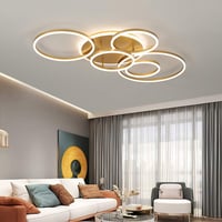 SENFAY Dimmable LED Mennyezeti Lámpa Gyűrűs Dizájnnal 8