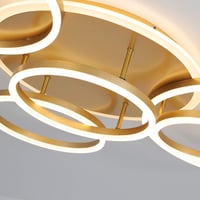 SENFAY Dimmable LED Mennyezeti Lámpa Gyűrűs Dizájnnal 9
