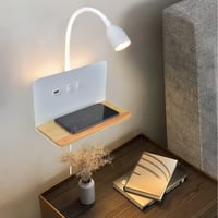 SENFAY Dimmer LED Fali Lámpa Vezeték Nélküli Töltéssel és USB Porttal 1
