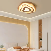 SENFAY LED Mennyezeti Lámpa fa hatású dimmelhető távirányítóval 50W - 60 cm 7