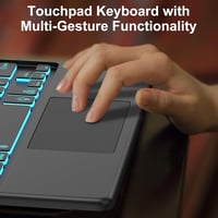 SENGBIRCH iPad Air 11 hüvelyk M3 2025/M2 2024 Bluetooth billentyűzet tok háttérvilágítással és trackpaddal iPad Pro 11 inch kompatibilis 2