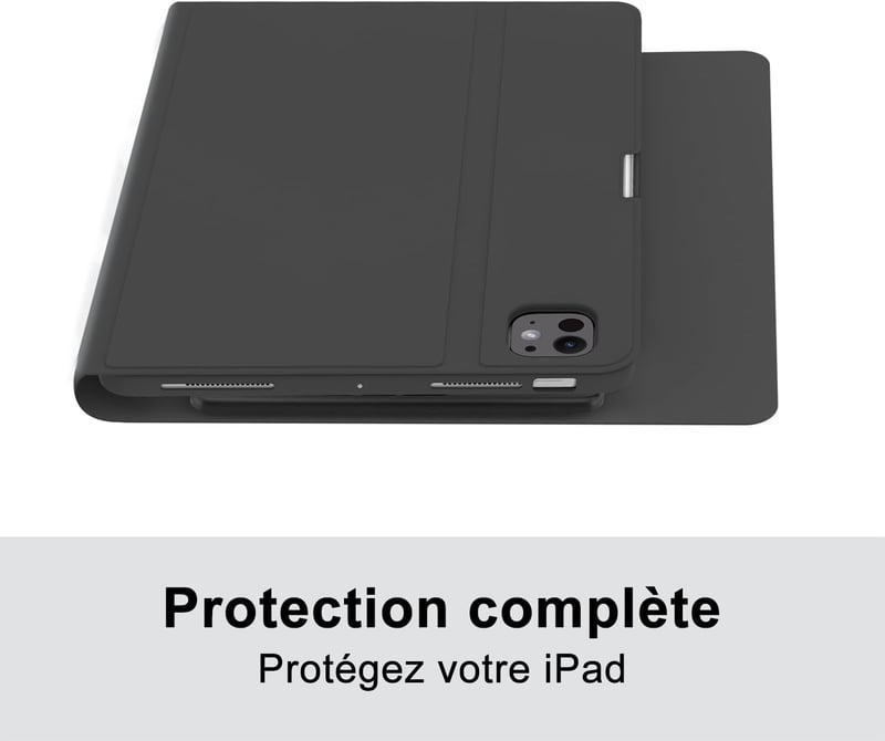 SENGBIRCH iPad Pro 11 M4 2024 Billentyűzet Tok Francia AZERTY Trackpad Világító
