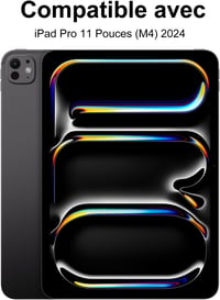 SENGBIRCH iPad Pro 11 M4 2024 Billentyűzet Tok Francia AZERTY Trackpad Világító 2