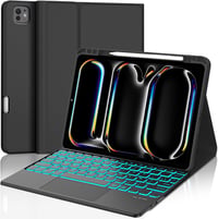 SENGBIRCH iPad Pro 11 M4 2024 Billentyűzet Tok Francia AZERTY Trackpad Világító 1