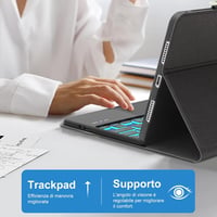 SENGBIRCH Xiaomi Pad 6/6Pro 11" billentyűzetes tok trackpaddal, Bluetooth, fekete 5