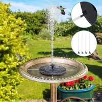SenluKit solarna pumpa za fontanu s 5 različitih vodenih efekata, plutajuća, za vrtna jezerca, pojilice za ptice i ribnjake 4