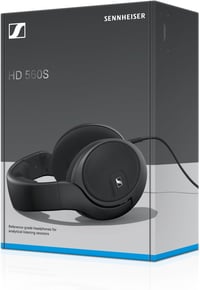 Sennheiser HD 560S nyílt hátú over-ear fejhallgató - fekete 3