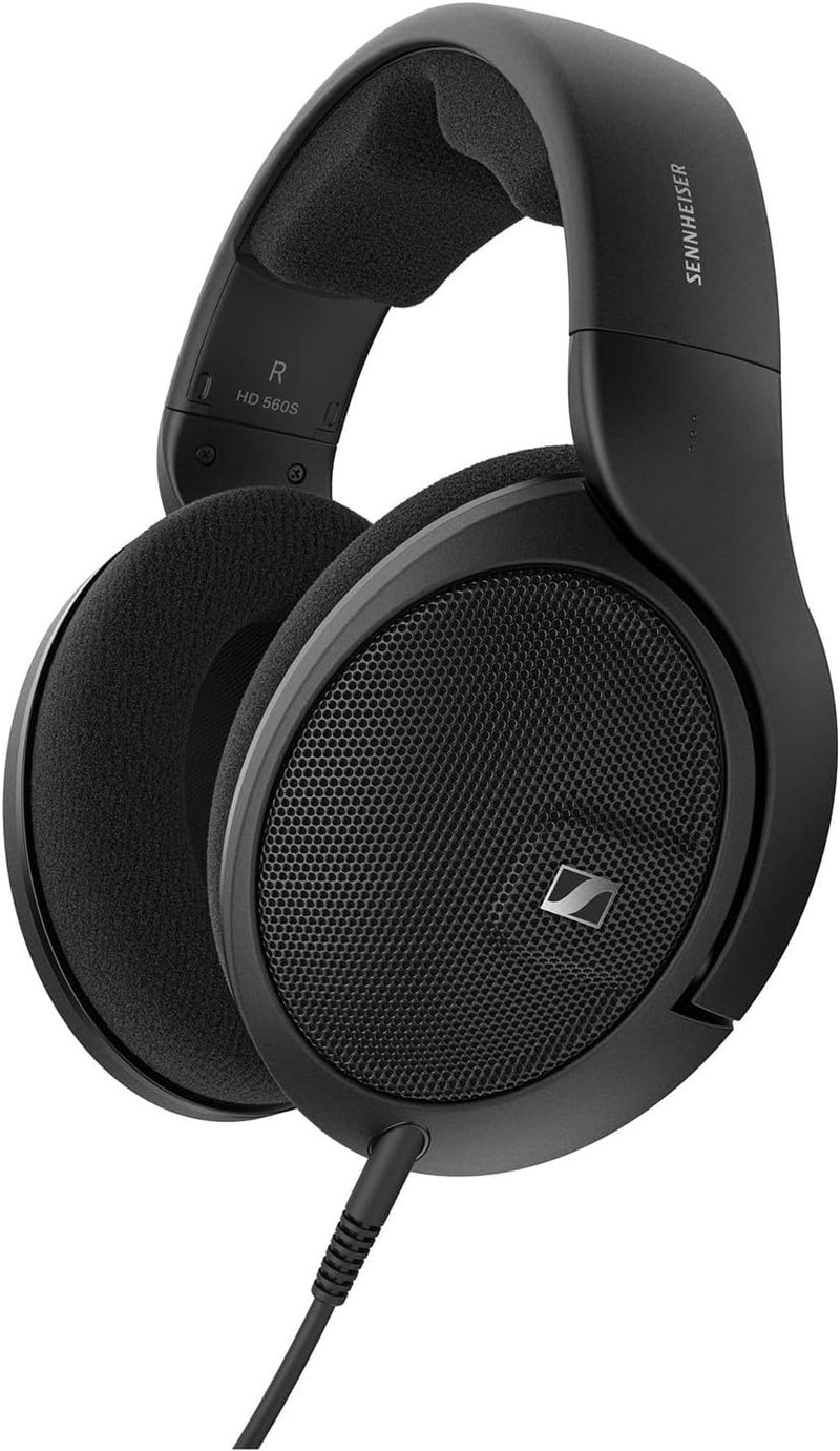Sennheiser HD 560S nyílt hátú over-ear fejhallgató - fekete