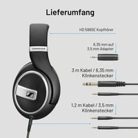 Căști Sennheiser HD 599 SE Open-Back Negre - Design Premium, Sunet Natural, Cu fir, Muzică, Gaming și Work 10