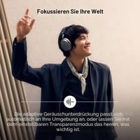 Bezdrôtové slúchadlá Sennheiser Momentum 4 s adaptívnym potlačením hluku, 60-hodinovou výdržou batérie a skladacím dizajnom – grafitová farba 3