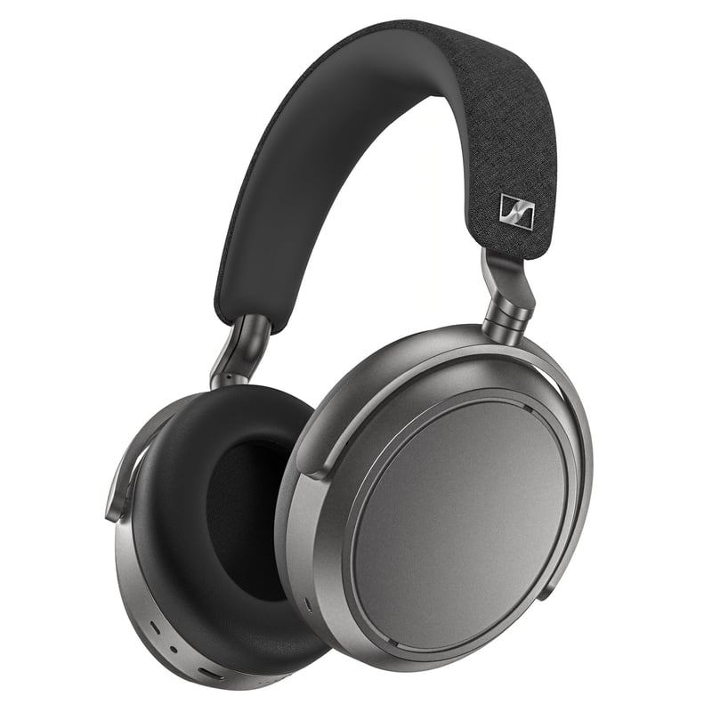 Bezdrôtové slúchadlá Sennheiser Momentum 4 s adaptívnym potlačením hluku, 60-hodinovou výdržou batérie a skladacím dizajnom – grafitová farba